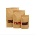 Kraft Paper Food Package Bags with Clear Window